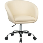 Офисное кресло для персонала Dobrin BOBBY LM-9500 кремовый