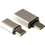 Переходник Ginzzu GC-885S, USB 3.1 Type-C / microUSB + USB 3.1 Type-C / USB 3.0