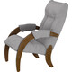Кресло для отдыха Мебелик Модель 61 Ткань ультра смок, каркас орех антик
