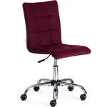 Компьютерное кресло TetChair Кресло ZERO ткань/кож/зам, бордо, TW13/36-7