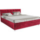Кровать Mebel Ars Нью-Йорк 160 см (бархат красный STAR VELVET 3 DARK RED)