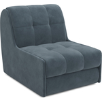 Кресло-кровать Mebel Ars Барон №2 (велюр серо-синий HB-178 26)