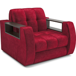 Кресло-кровать Mebel Ars Барон №3 (бархат красный STAR VELVET 3 DARK RED)
