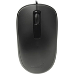 Мышь Genius DX-125, USB, чёрная (black, optical 1000dpi, подходит под обе руки) new package