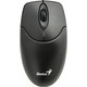 Мышь Genius NetScroll 120 V2, USB, чёрная (black, optical 1000dpi, подходит под обе руки)