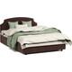 Кровать полутороспальная с подъемным механизмом Шарм-Дизайн Шарм 120 велюр Дрим шоколад.