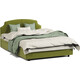 Кровать двуспальная с подъемным механизмом Шарм-Дизайн Шарм 140 велюр Дрим эппл.