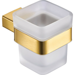Стакан для ванной Milacio Ultra квадратный, золото (MCU.951.GD)