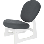 Кресло для отдыха Мебелик Смарт G силуэт ткань макс 965, каркас молочный дуб
