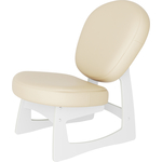 Кресло для отдыха Мебелик Смарт G силуэт экокожа Ева 2, каркас молочный дуб