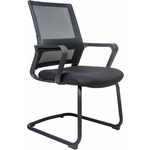 Офисное кресло NORDEN Бит CF 815-C-black черный пластик / черная сетка / черная ткань