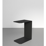 Журнальный столик металлический приставной Genglass Riloni black GGT-12-2
