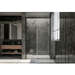 Душевая дверь Veconi Premium Trento PTD-30B 130х200 прозрачная, черная матовая (PTD30-B-130-01-C4)