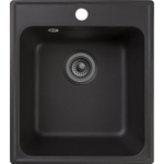 Кухонная мойка Reflection Quadra RF0243BL черная