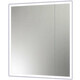 Зеркало-шкаф Reflection Cube 70х80 подсветка, датчик движения, белый (RF2212CB)