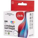 Картридж Sakura 8285B001 (446 Color) для Canon, триколор, 8 мл., 180 к.