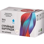 Набор картриджей Sakura CZ134A (№711 Cyan 3-pack) для HP, голубой, 26 мл. (3шт)