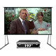 Экран для проектора S'OK Fast Folder SCPSFF-400x300RE 197'' 4:3 напольный, полотно White PVC