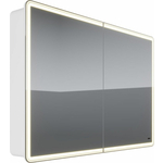 Зеркальный шкаф Lemark Element 120х80 с подсветкой, белый (LM120ZS-E)