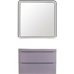 Мебель для ванной Style line Бергамо мини 90х35 подвесная, антискрейтч серый