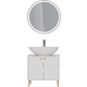 Мебель для ванной Dreja Luno 60х50 белый глянец