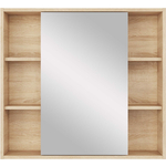 Зеркальный шкаф Sanstar Тоскана 80х73 дуб сонома светлый (410.1-2.4.1.)