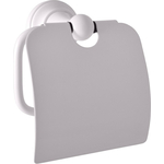 Держатель туалетной бумаги Rav Slezak Morava с крышкой, белый (MKA0400B)