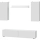Гостиная SV - мебель МГС 10 Белый текстурный (101816)