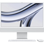 Моноблок Apple iMac24" M3 8Gb SSD256Gb macOS WiFi BT 143W клавиатура мышь Cam серебристый 4480x2520