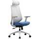 Офисное кресло Chairman CH580 серый пластик, серый/голубой (00-07131366)
