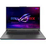 Ноутбук Asus ROG Strix G18 G814JV-N6168 18" Intel Core i7-13650HX(2.6Ghz)/16Gb/1Tb/GeForce RTX4060 8GB/DOS/Eclipse Gray (90NR0CM1-M00BC0)