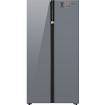 Холодильник Weissgauff WSBS 590 NoFrost Inverter Premium Dark Grey Glass
