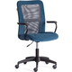 Кресло TetChair STAFF флок/ткань, синий/серый, 32/W-12 (21452)