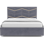 Кровать с подъемным механизмом Это мебель Line Gold 140 - Velutto 32 (НФ-00010496)