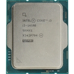 Процессор Intel Core i3-14100 OEM 3,50GHz, L2 5Mb, Cache 12Mb, Base TDP 60W, Turbo TDP 110W, S1700