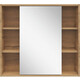 Зеркальный шкаф Sanstar Lavanti 80х73 дуб вотан (446.1-2.4.1.)