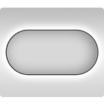 Зеркало Wellsee 7 Rays' Spectrum 100х50 подсветка, сенсор (172201900)