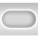 Зеркало Wellsee 7 Rays' Spectrum 110х55 подсветка, сенсор (172202040)