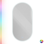 Зеркало Cezares Ellisse 55х105 RGB подсветка, сенсор (CZR-SPC-ELS-550-1050-RGB-TCH)