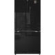 Холодильник Weissgauff WCD 510 Built-in Inverter NoFrost Black Glass