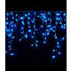 Light Светодиодная бахрома синяя 3,2x0,9 белый провод