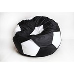Кресло-мешок Мяч Пазитифчик Бмо7 черно-белый
