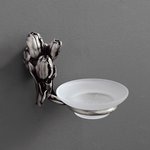Мыльница подвесная Art&Max Tulip, серебро (AM-0825-T)