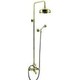 Душевая система Cezares Retro со смесителем для ванны, верхним и ручным душем, бронза (Retro-CVD1-02)