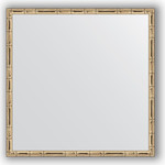 Зеркало в багетной раме Evoform Definite 57x57 см, серебряный бамбук 24 мм (BY 0608)