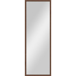 Зеркало в багетной раме поворотное Evoform Definite 48x138 см, орех 22 мм (BY 0706)