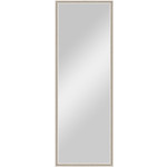 Зеркало в багетной раме поворотное Evoform Definite 48x138 см, витое серебро 28 мм (BY 0708)