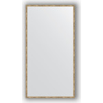 Зеркало в багетной раме поворотное Evoform Definite 67x127 см, серебряный бамбук 24 мм (BY 0745)