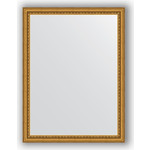 Зеркало в багетной раме поворотное Evoform Definite 62x82 см, бусы золотые 46 мм (BY 1007)