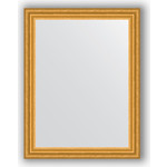 Зеркало в багетной раме поворотное Evoform Definite 66x86 см, состаренное золото 67 мм (BY 1016)